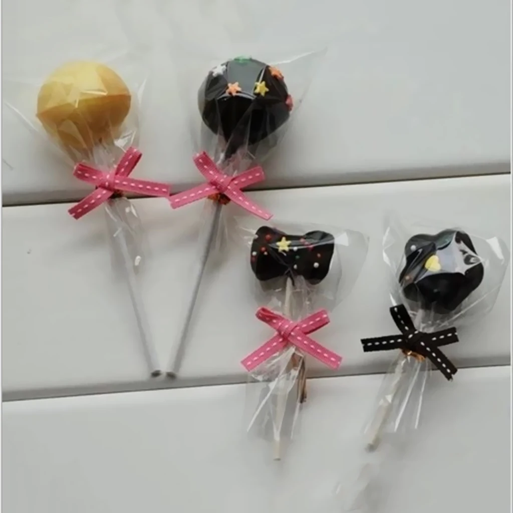 100pcs Clear Cellophane Bags Pouch Cookie Candy Wrapping Wedding Party Gift Bag DIY Supplies