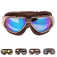 Vintage Motorcycle Goggles Smoking Steampunk Goggles Cheap Coating Sport Sunglasses for Harley Glasses Scooter Goggle Glasses