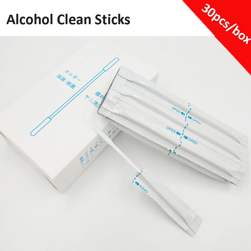 

New Arrival 30PCS/Box Wet Cotton Swab for IQOS for IQOS 2.4 Plus for Lil E Cigarette Clean Tool Clean Sticks