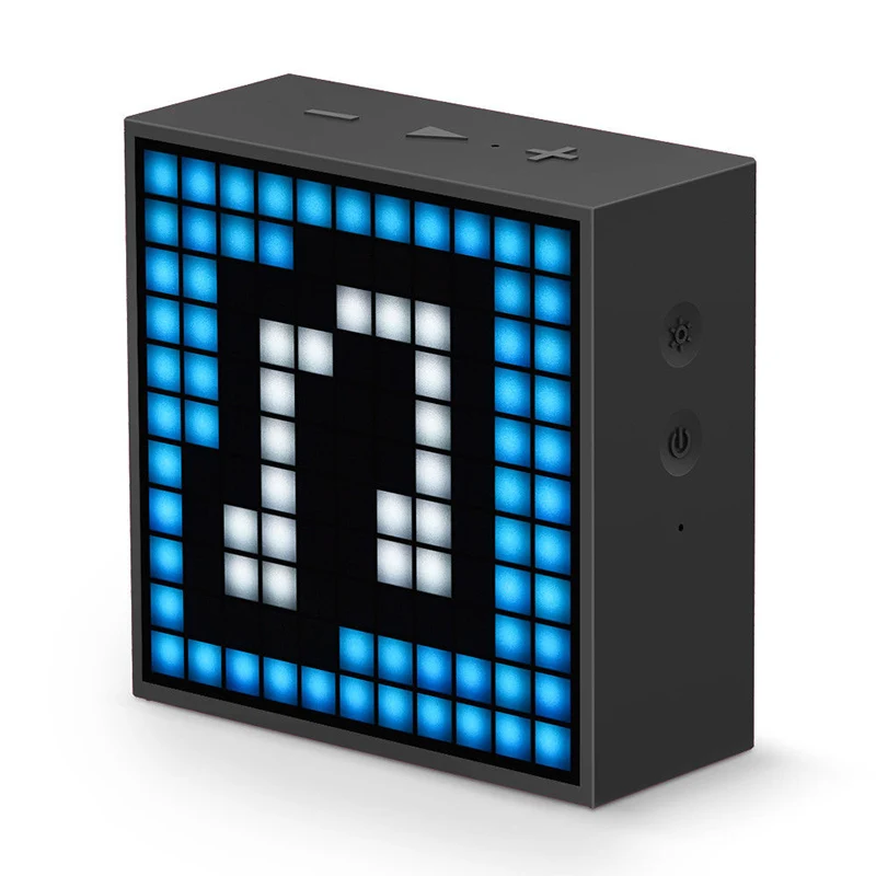Divoom TIMEBOX мини беспроводной Bluetooth светодиодный портативный динамик винтажный