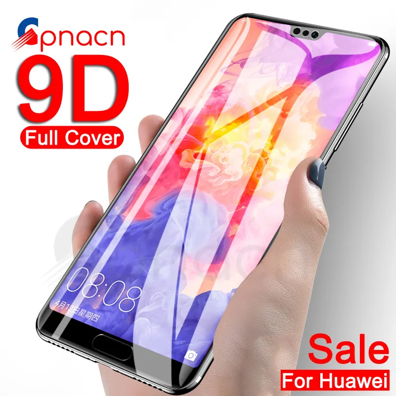 

9D Protective Glass For Huawei P20 Pro P10 Lite Plus Screen Protector Film For Huawei P9 Lite Plus P Smart 2019 Tempered Glass