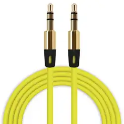 3.5 мм вспомогательный кабель аудио кабель мужчинами плоский AUX Cable_KXL0725