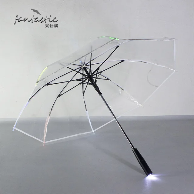 Fantastic led light illuminated umbrella lighting umbrella resident