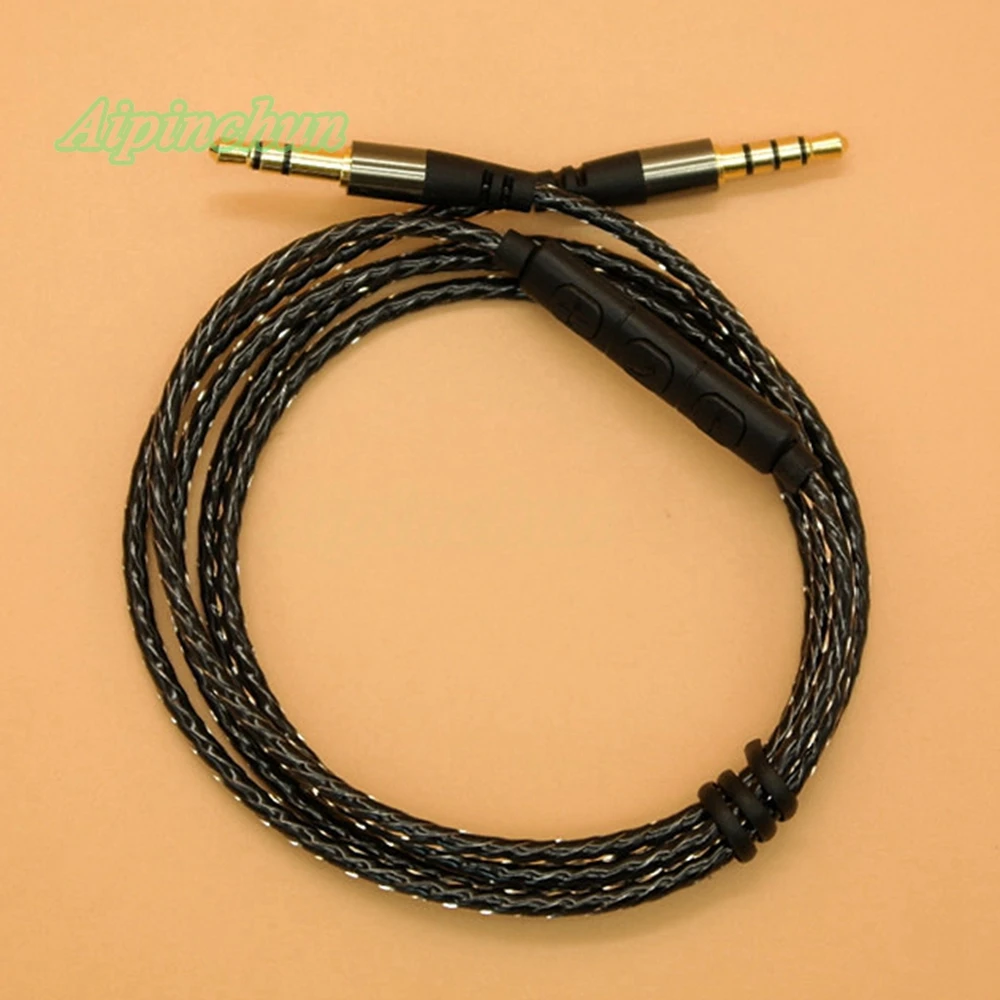 Аудиокабель Aipinchun с разъемом 3 5 мм на и микрофоном|jack audio|3.5mm to 3.5mm3.5mm 3.5mm jack |