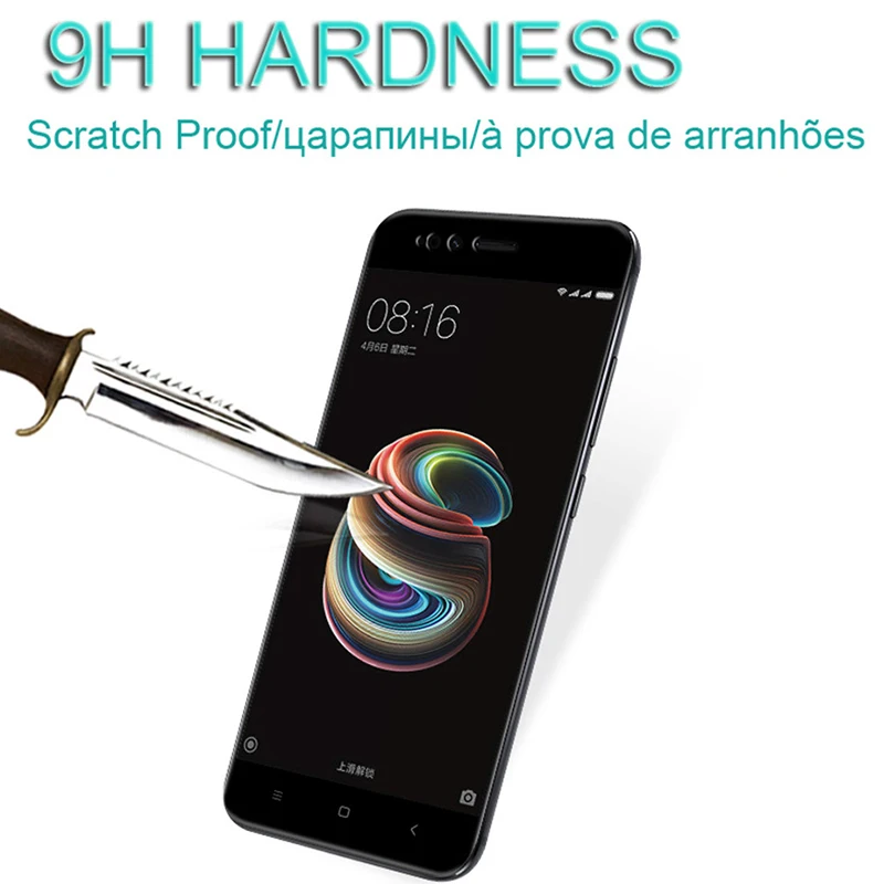 Защитное стекло для Xiaomi Mi A1 закаленное протектор экрана Xiomi Xaomi Xiao a 1 a1 пленка с