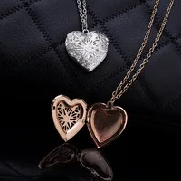 Hollow Heart Pendant Necklaces Fashion Jewelry LOVE Collares Geometric Charm Necklace Bijoux Gift Wholesale Neck Jewelry 2