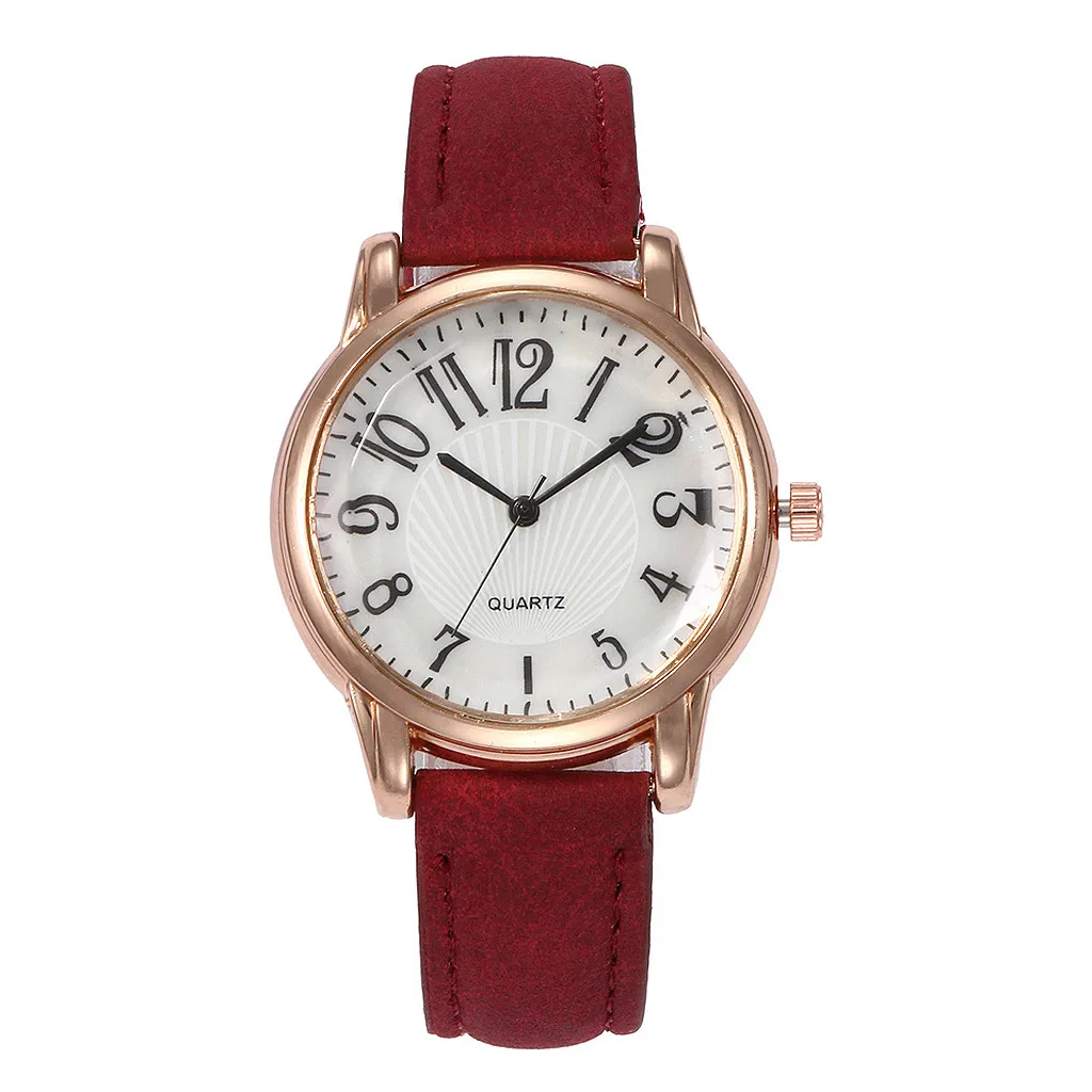 

Beautiful Fashion Simple Ladies Women Watches Leather Belt Quartz Wrist Watch For Gift 2019 Relogio Feminino Luxury Saat Gift