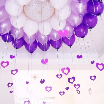

100pcs/ balloon pendant 2017 new wedding decoration star rain love card pendant wedding supplies layout props Free Shipping