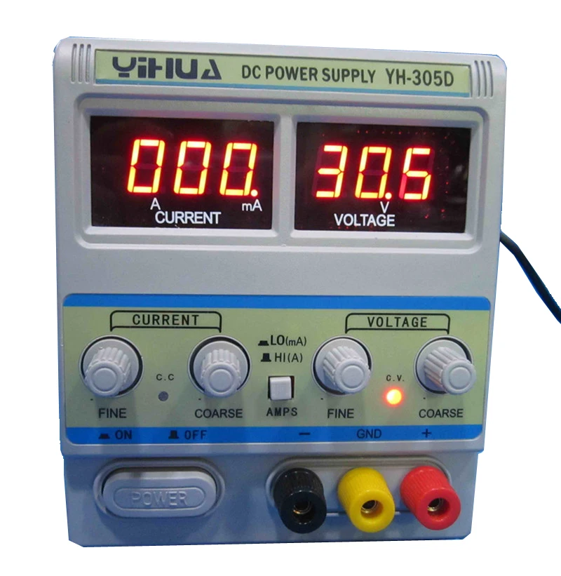 عالية الجودة 220 V YIHUA 305D 30 V 5A قابل للتعديل DC امدادات الطاقة الكمبيوتر المحمول إصلاح الطاقة اختبار موفر طاقة تنظيمي