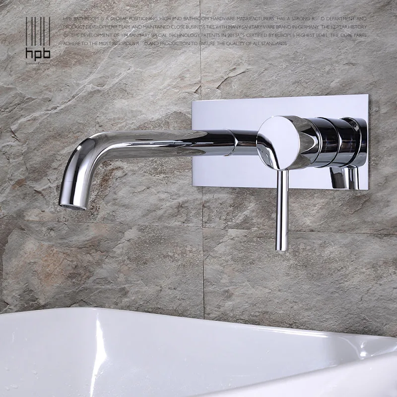 HPB Contemporary Concealed Basin Mixer Hot and Cold Water Bathroom