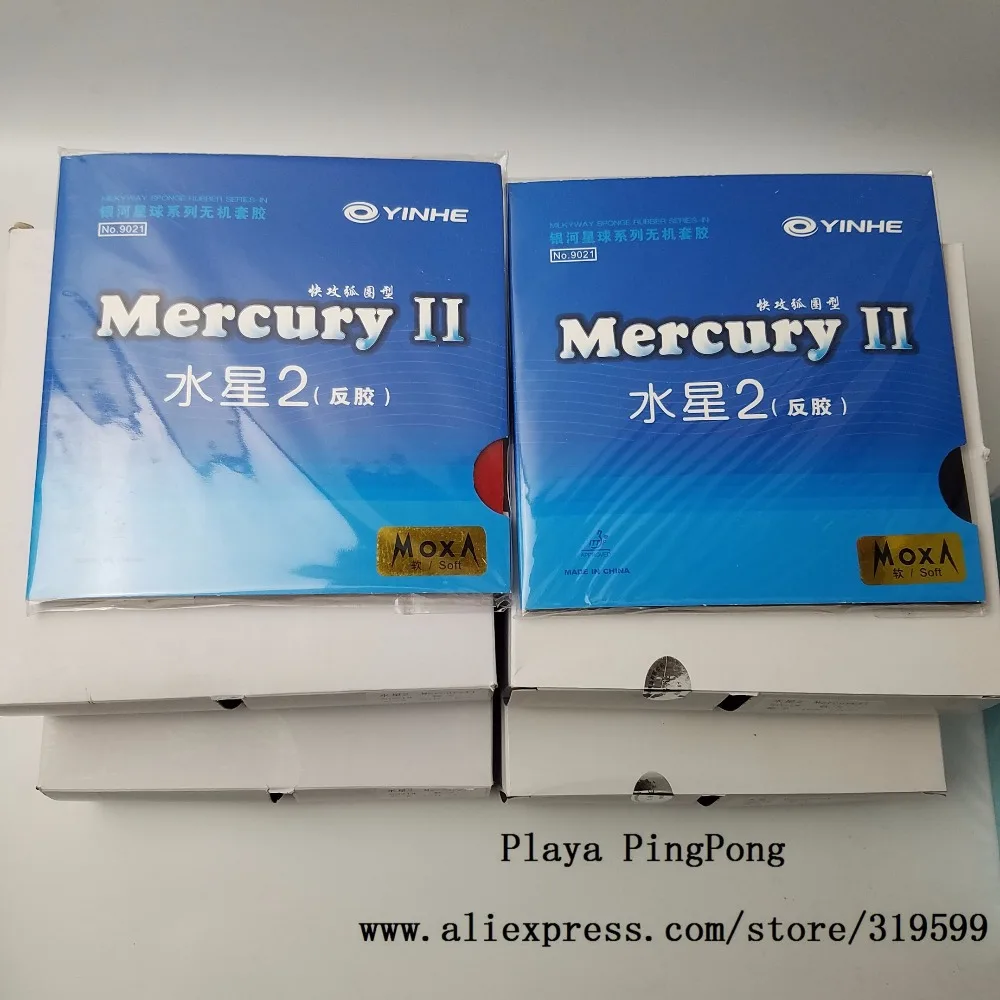 2x оригинальный Yinhe Mercury 2 Настольный теннис Резина 9021 для Настольный теннис ракетка Пинг Понг резиновые Прыщи В