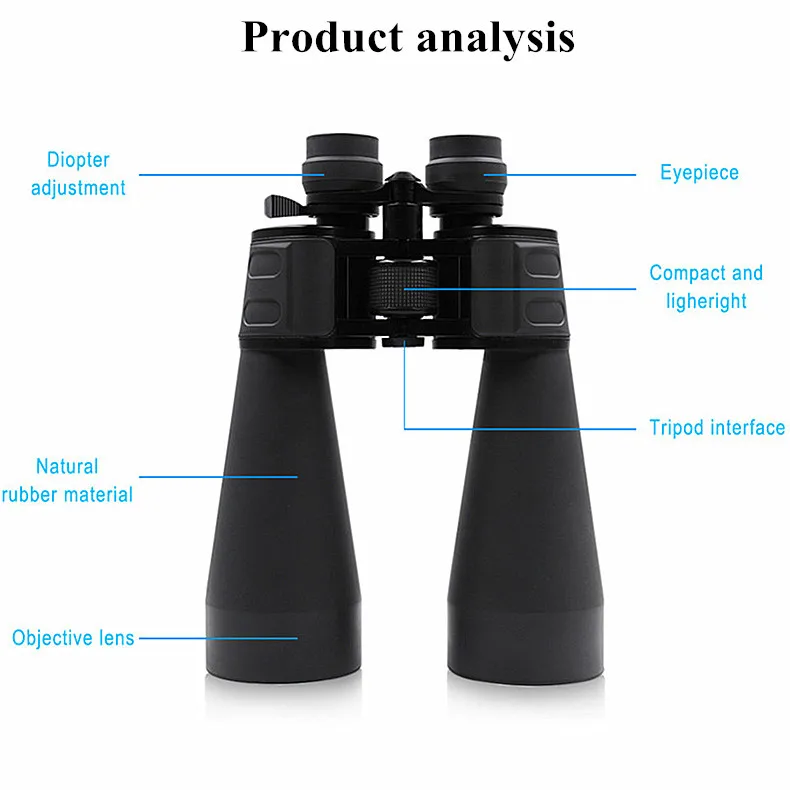 Profissional de Longo Alta Vezes Zoom Binocular Poderoso Telescópio hd Visão Ampla Alcance Ocular Lll Noturna 20-180x100 11 hd visão ampla profissional de longo alcance