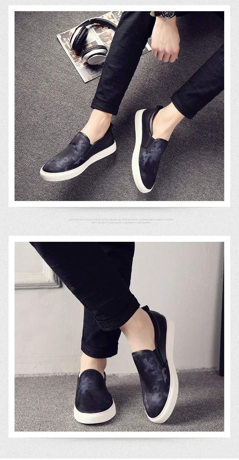 

Free Shipping Mens Loafers Slip-on Fashion Print Men Casual Shoes Flats Espadrilles 2018 Hot Black Man Shoes Canvas AQ575-591 A1