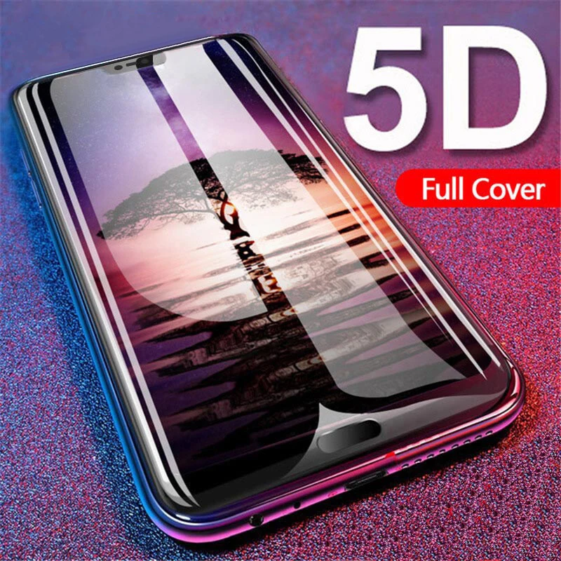 5D стекло для Huawei P20 Lite Защитная крышка экрана Защитное Pro Mate 20 Honor 9 7X 8X 8C 9i 9N |