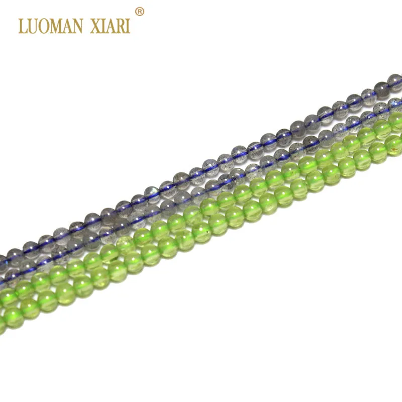 

Wholesale 2mm Natural Stone Beads Round Loose Moonstone Peridot Labradorite For Jewelry Making DIY Bracelet Material Strand 15''