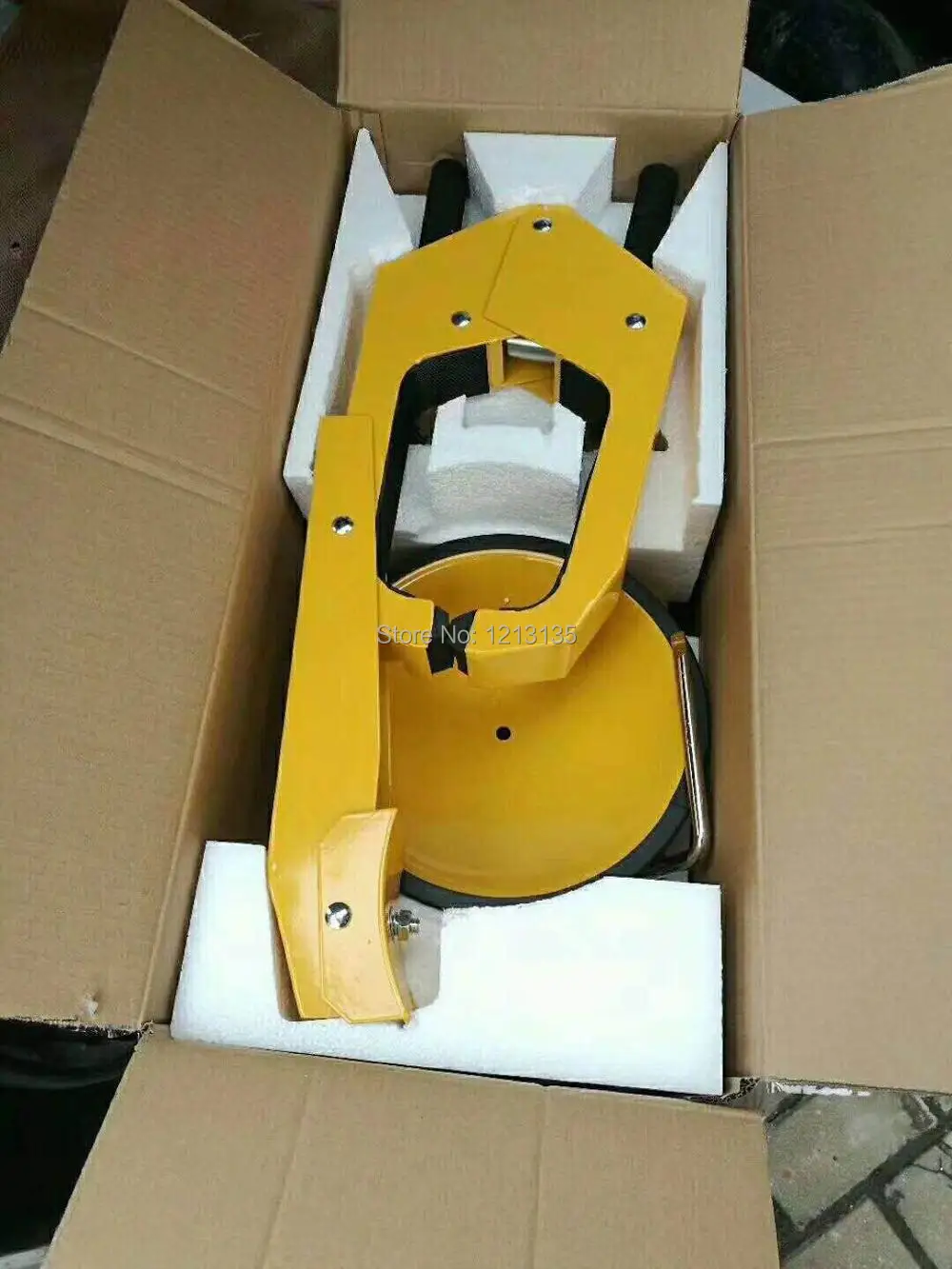 sucking_disc_type_double_row_lock_core_alarm Car Wheel Tire Clamp_Anti_Theft_lock_car_lock_tyre_lock_car