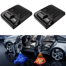 1 шт. светодиодный Автомобильный Дверной светильник для Dodge Toyota Mercedes Benz Киа renault Dacia BMW Логотип Nissan проектор Ghost Shadow лампа