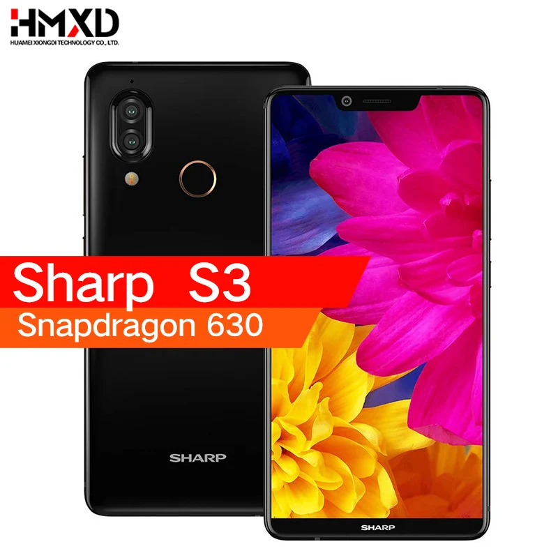 Глобальная версия SHARP S3 AQUOS 4 Гб Оперативная память 64 Встроенная 6 0 &quot3200 мАч FHD +