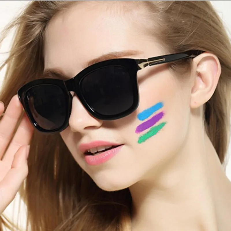 Retro Large Frame Sunglasses 2019 Luxury Brand Design Men's Women's Sunglasses Square Fashion Glasses Female Sunglasses UV400