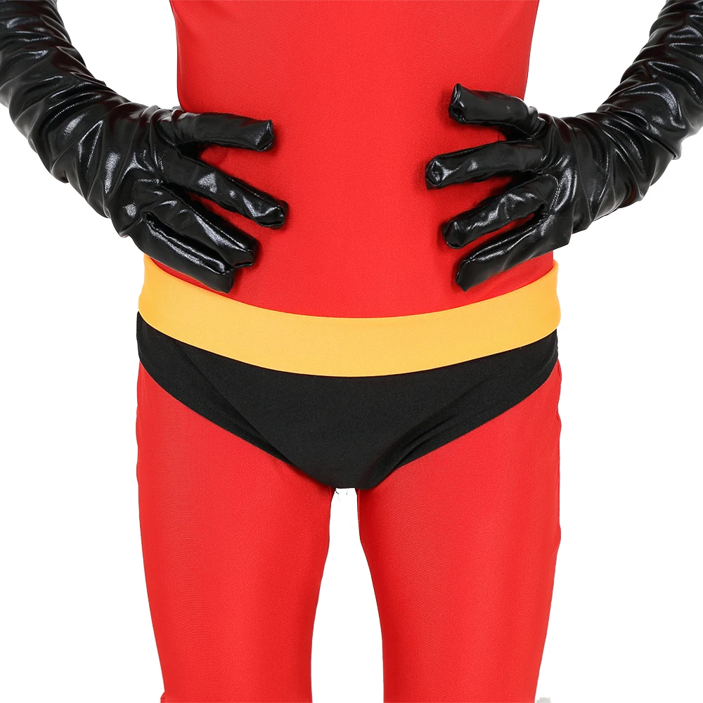 2018 free shipping The Incredibles Costume for kid High Elastic Lycra Spandex Bodysuit Second Skin Suit Child Cosplay Costumes 