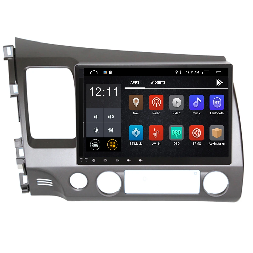 10 2 &quotAndroid10 4 + 32G DSP автомобильный DVD плеер GPS навигация для HONDA Civci 2006-2011 головное