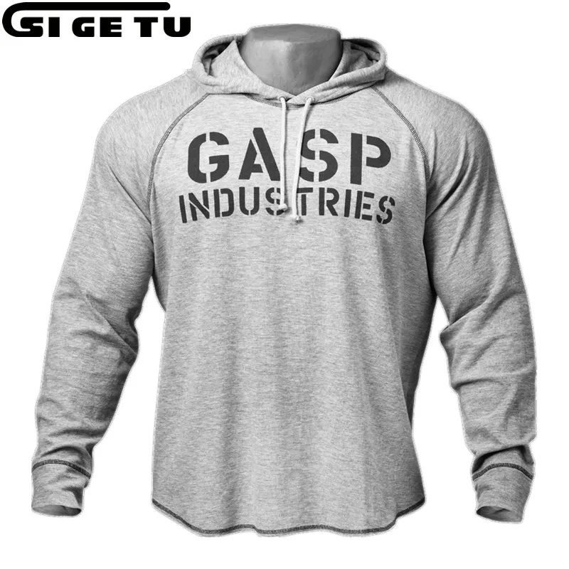 

Winter Sports Running Jackets Men's Fitness Training Outwear Breathable Hooded Windproof Sportswear Tops