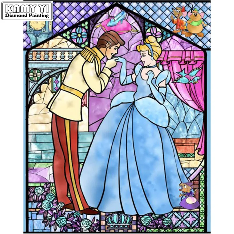 

Full square/round diamond 5D DIY sale diamond painting "prince princess" instant diamond paint cross stitch mosaic decor XY1