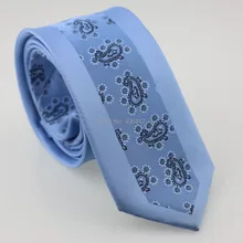 Yibei Coachella жаккардовые микрофибры Тканые Дешевые Галстуки Новинка голубой галстук черный Пейсли Florals Gravatas де Седа Для мужчин подарок