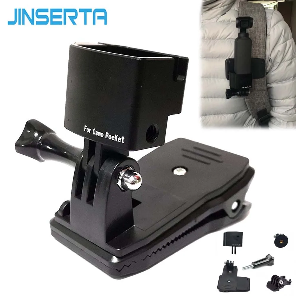 

JINSERTA Extension Bracket Base for DJI Osmo Pocket Handheld Gimbal Stabilizer Tripod Selfie Stick Holder Action Camera Mount