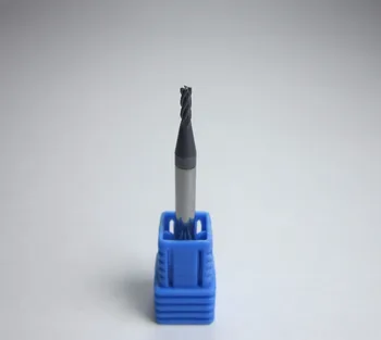 

HRC45 2MM Flat 4 flutes CNC machine Tungsten Carbide end mill milling cutter cutting tool CAE4-2X4 L50mm wholesale