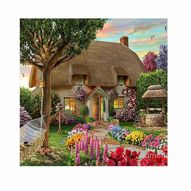 Hot Sale Diamond Painting Home Decoration 5D Embroidery Paintings Rhinestone Pasted DIY Diamond