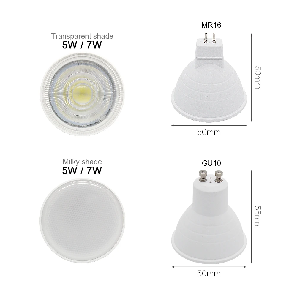 1 шт Высокое Brightnees 2 Вт 3 Вт, 4 Вт, 5 Вт, 7 Вт, GU10 MR16 Lamparas Светодиодный прожектор переменного тока 220V 230V SMD 2835 Bombillas Светодиодный светильник прожектор Luz Lamparas