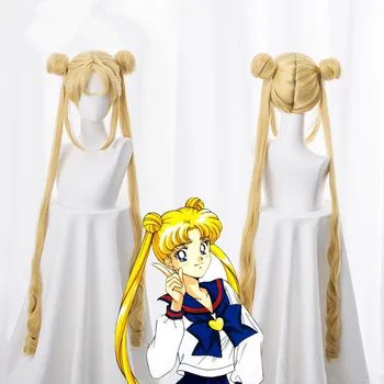 

Anime Sailor Moon Wig Usagi Tsukino Cosplay Wig For Women Halloween Party Carnival Wig Costumes Props