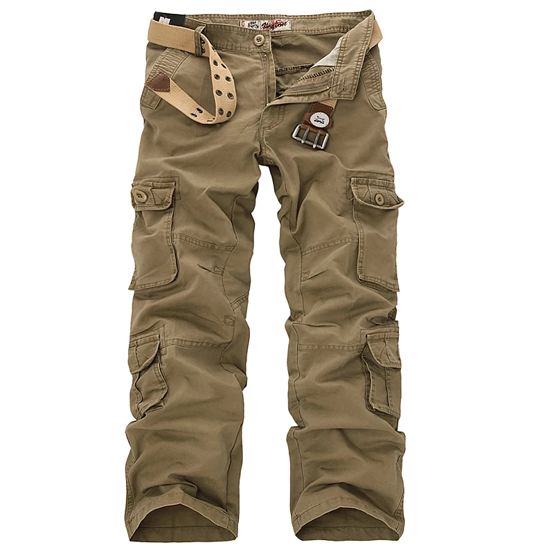 Men Cargo Pants Fashion Military Loose Baggy Tactical Trousers Outdoor Casual Cotton Multi Pockets Big size cargo pants,military cargo pants,men casual pants
