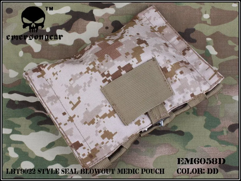 EMERSON LBT9022 стиль уплотнение выдув Медик Мешок военная армия утилита Мешок MOLLE EM6058