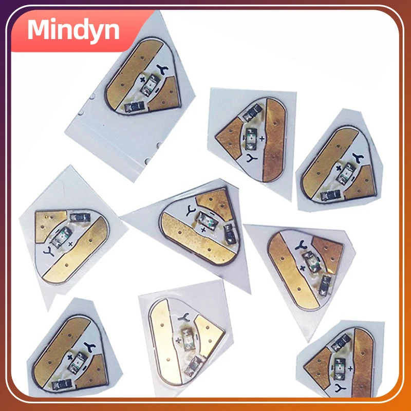 12 Pcs font b Electronic b font Color LED Stickers Children DIY Handmade Painting Education Circuit