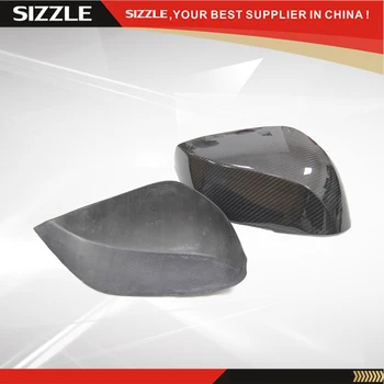 

For Infiniti Q50 Q70 2014 2015 2016 Carbon Fiber Rear View Side Mirror Cover Add On Type