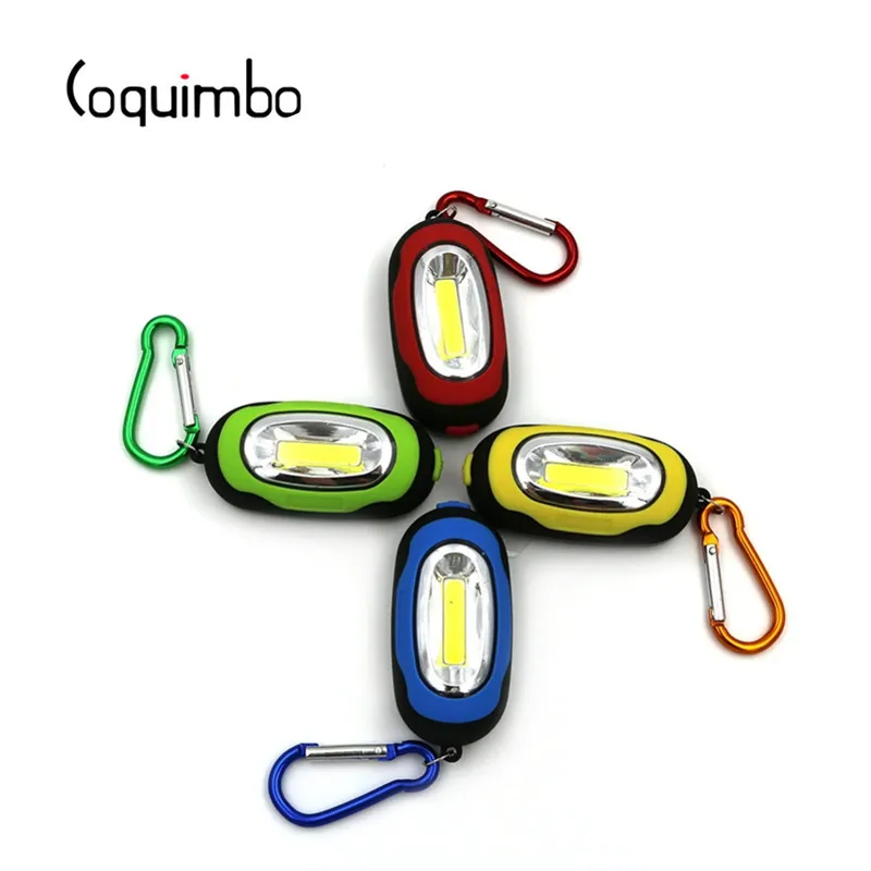 Coquimbo мини брелок Карманный фонарик COB светодиодный лампа 25Lm 3 режима многоцветный