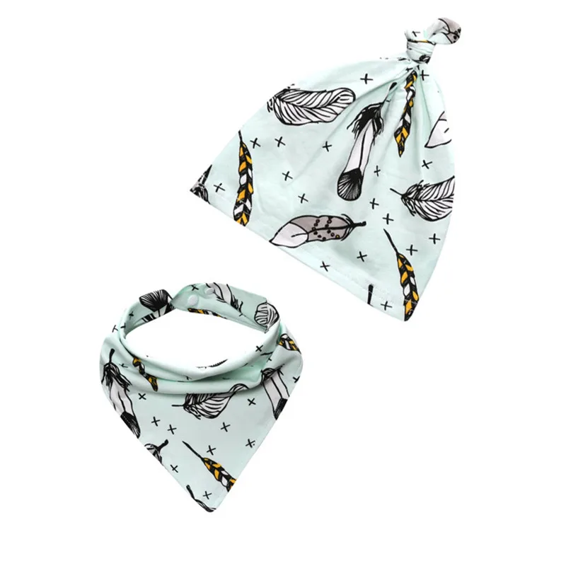 cotton cross batman panda bear fox baby scarf +hat set boys girls spring wear caps collars suits children kids hats beanies