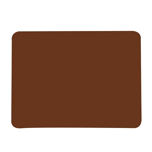 Толстая Водонепроницаемая силиконовая подставка для выпечки, изоляционный коврик, Настольный коврик для школьников, нескользящий коврик для стола, Противоскользящий коврик - Color: Brown