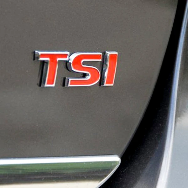 3D Автомобильная металлическая хромированная эмблема TSI наклейка с логотипом для