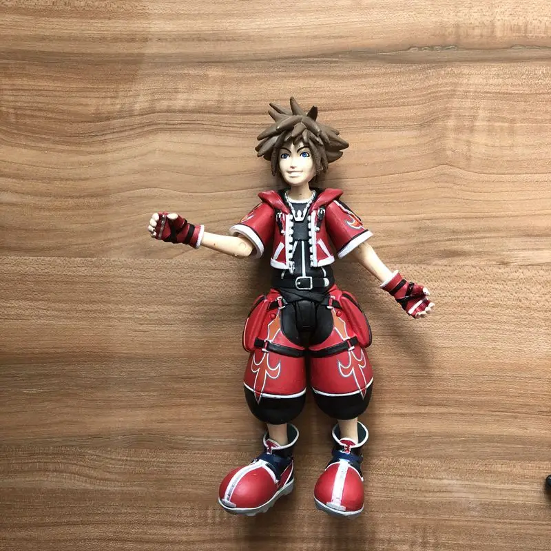 

Original 6'' Kingdom Heart - Sora Joints Doll Action Figure Collectible Model Loose Toy No Box