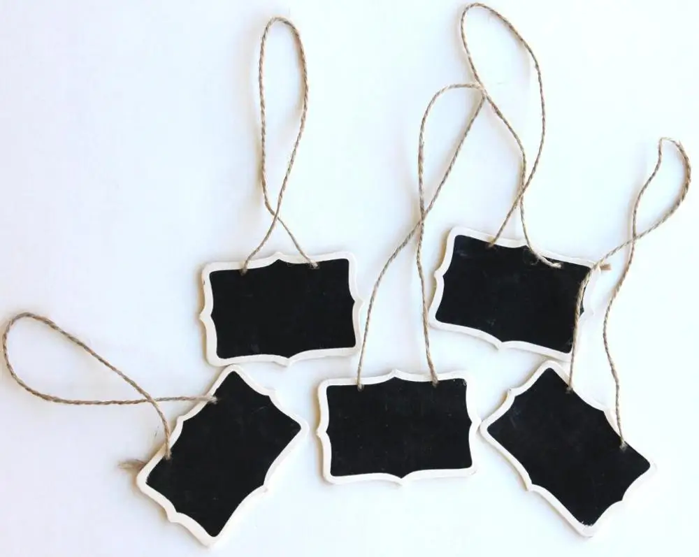 5 Mini Chalkboard Tags Chalk Labels, Basket Labels wedding Chalkboard