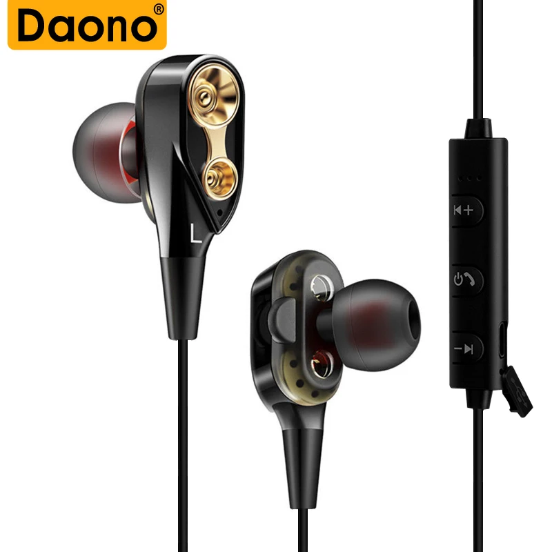 Новейшие беспроводные наушники DAONO XT21 с двойным приводом Bluetooth DJ монитор