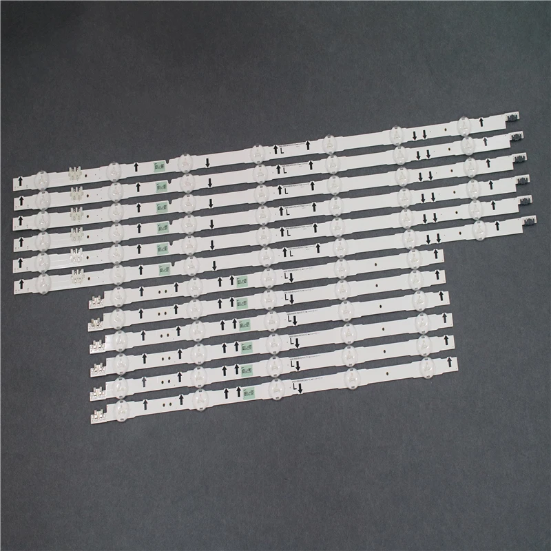 Kit 12 Pcs Faixa de Led para Samsung Tamanhos Embutidos Novo