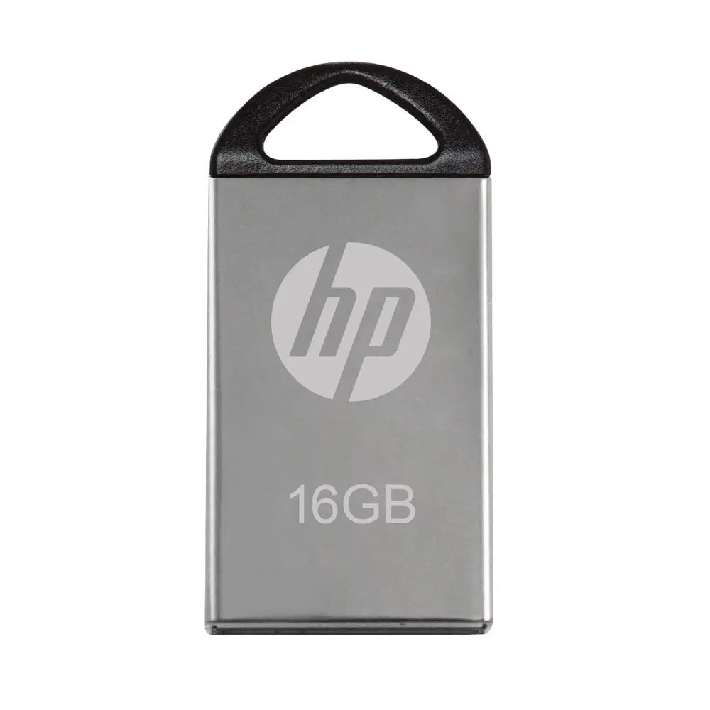 Оригинальный HP 16 ГБ 32 металлический Pendrive V221W Mini Cle USB диск на ключ студенческий