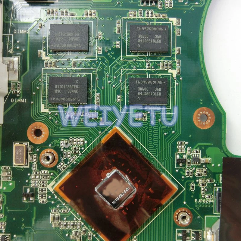 Материнская плата K42JC HM55 GT310M с 8 видеокартами для ASUS A42J K42J X42J A40J материнская