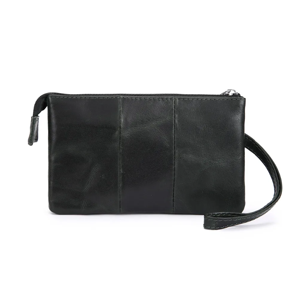 

Promotion 2017 New Arrival Real Interior Slot Pocket Zipper Wallets Women Genuine Leather Purses Female Clutch