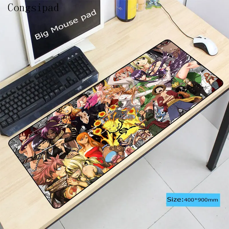 

Congsipad One Piece Anime Large Gaming Mouse Pad Lockedge Mouse Mat For Laptop Computer Keyboard Pad Desk For Dota 2 Mousepad