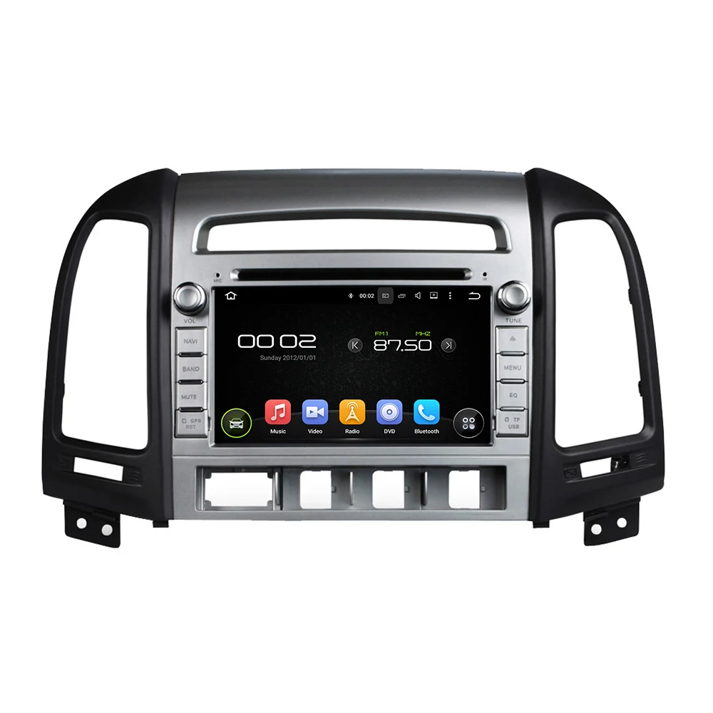 

Navirider Android 8.0 radio tape recorder octa Core 4GB RAM 32GB rom with IPS screen for HYUNDAI SANTA FE 2006-2011 head units